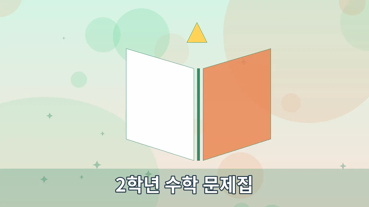 2학년 수학 문제집 안내 이미지 2